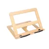 Adjustable Portable wood Book stand Holder wooden Bookstands Laptop Tablet Study Cook Recipe Books Stands Desk Drawer Organizers EEA2189