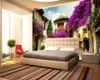 3D Peyzaj Duvar Kağıdı 3D Modern Duvar Kağıdı Avrupa Tarzı Çiçek Evi Kentsel Mimari Romantik Peyzaj 3D Mural Duvar Kağıdı