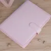 A5 A6 Notizbücher Einband PU-Leder Clip Nachfüllbare Notizbuchhüllen Binder Tragbarer persönlicher Planer für Füllpapier