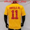 2020ニューミネソタゴールデンゴッパーズカレッジフットボールジャージーNCAA 11 Antoine Winfield Jr. Yellowすべてのステッチと刺繍の男性の若者サイズ