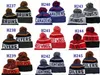 Premium gebufferde hockey beanie hoed met pom pom winter warme gebreide toque dop mode dikke mode 3336263