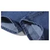 jeans da uomo di nuova moda marca hip hop autunno strappato da uomo in cotone solido tubo dritto allentato vintage jeans lavati streetwear 201116