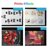 50pcs Adhesive Paper sticker film Waterproof PP PET A4 Laser Inkjet Printer Copier Craft Paper Label Matte Clear Surface film 2010211U