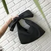 Designer – Koreanische Damen-Clutch-Handtaschen aus Baumwolle mit großer Schleife, OL/Büro/Geldbörse/Hochzeit/Cocktail/Party-Umhängetasche
