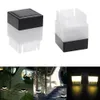 Solar Powered Fence Lights Outdoor Waterproof LED Post Cap Lamp Street Light Garden Yard Pool Square Decor Night Lamps