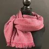 2020 Höst Vinter Ny förtjockade Cashmere Scarves Classic Plaid Long Sjal för Kvinnor British Style Bib