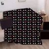 Stylish Letters Throw Blankets 4 Seasons Portable Blanket Soft Thick Coral Velvet Blankets Home Safa Cover Bedsheet Multi Function Gift Room Decoration Collection