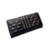 Högkvalitativ designer plånbok läder lång noll plånbok kort