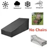 Utomhus uteplats solstolar Lounger Möbler Dammskydd Vattentät Kudde Swing Weather Seat Pillow Protector Store Bags