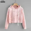 Hoodies Femmes Automne Sweat Rose Velours À Manches Longues À Capuche Sweats Jumper Pull Tops sudaderas de mujer 201031