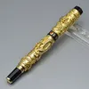 TOP LUXURY JINHAO PEN 18K IRAURITA NIB Classic Fountain Pen Unique Dragon Shape Reliefs Office School levererar högkvalitativa skrivande bläckpennor