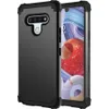 Tough Armor Case Full Body Beschermende Impact Harde PC + Zachte Siliconen Hybride Duty Rubber Cover voor LG Stylo 6