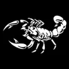 Personlig bil styling bildekaler 3d stor scorpion reflekterande vinyl decal sticker scratch kroppskåpa