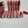 Makijaż zamszowy Krem Matowy Lip Gloss Lips Luster Ciecz Szminka Naturalne Nude Długotrwałe Wodoodporne Kosmetyki Lipgloss 12 Kolory