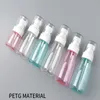 100pcs / lot 30ml 60ml 80ml 100ml 미스트 스프레이 병 빈 플라스틱 분무기 리필 가능한 여행 향수 물