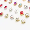 Tamax Nar012 1 PC Diamant Sun Cat Eye Shape Nail Rhinestones Smycken Nail Art Decorations Fashion Nails Crystal Tillbehör