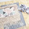 Borlas de algodão casa tecer tapetes retro estilo boêmio esteira de oração sala de estar tapete quarto decoração tapete de cabeceira Alfombra 201214