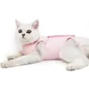 Cat Professional Recovery Suit For Abdominal Wounds or Skin Diseases Breathable After Surgery Wear For Pets JK2012XB