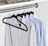 Sammethängare kostym hängare non slip sammet hängare 360 ​​grader svängbar krok stark hållbar hängare för rockar byxor klädkläder