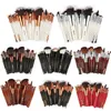 22PCS Foundation Makeup Brushes Professional Make Up Borste Set Trähandtag Brocha de Maquillaje Kit Mag5171