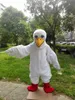 Costume de mascotte de pigeon blanc d'Halloween, dessin animé, oiseau de pigeon de paix, thème animé, personnage de Noël, carnaval, costumes fantaisie, tenue pour adulte