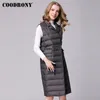 COODRONY marque Streetwear longues femmes hiver doudounes avec poche nouveau Style élégant coupe-vent chaud femme manteaux W9006 200919
