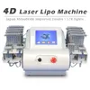Lipolaser 슬리밍 기계 528 다이오드 Lipo 레이저 중량 손실 레이저 가정용 용기 용 레이저 지방 제거 기계 사용