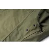 USNウェットウェザーヴィンテージデッキジャケットプルオーバーレースアップWW2 MENS NAVY MIRIVIRY HOODED JACKET OUTWEAR ARMY GREEN 2012189774859