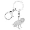 Keychains Ei -legering pläterade antik guld shar pei hund härlig djurnyckel kedja smycken för kvinnor män barn roliga väska dekoration17834807