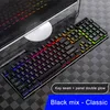 Klawiatura do gier i myszy Przewodowe podświetlenie Mechaniczne Zestaw Keyboard Gamer Kit LED Podświetlany Zestaw myszy do gier na laptop PC