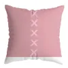 Federa per cuscino corta in peluche 45x45 cm Federa serie rosa per fodera per cuscino per auto divano di casa Senza anima interna