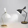 Lampe de chevet chambre nordique minimaliste moderne noir et blanc mode bureau lumière salon étude lampes de table décoratives