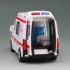 Wysoka symulacja 1/36 Diecast Model Zabawka Samochód Pogotowy Stop Metalowy Wróć Samochody Zabawki Pojazdy dla dzieci Prezenty dla dzieci LJ200930
