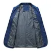 4xl Męskie Denim Blazer Moda Bawełna Vintage Garnitur Odzieżowiec Mężczyzna Blue Coat Jacket Slim Fit Jeans Blazers Top 220301