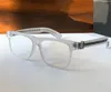 Nouveau design de mode lunettes optiques FOTI.H.T monture carrée classique avec petite décoration homme squelette lunettes transparentes de style simple et polyvalent