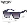 SORVINO Vintage grandes lunettes de soleil carrées polarisées hommes 2020 marque concepteur noir lunettes de soleil hommes haute qualité plat dessus nuances P3871