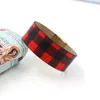 Bracciale in pelle PU scozzese di bufalo Donna039s Cinturino da polso a quadretti nero rosso Ragazze Plaid bianchi neri Bracciale retrò fai da te Ampio Ban9125405