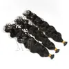 VMAE Mongolskie Włosy 11a Naturalny kolor 1G Strand 100G Pre Bonted Keratin Fusion Natural Wave I końcówkę ludzkie włosy przedłużenie włosów