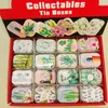 CACTUS STYLE Mini Case Case Collectables Box DIY Square Square Square Mand Tin 32 шт. / Коробка Q1130