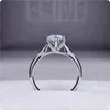 Wedding Rings 14K White Gold 10ct 20CT 30CT Round Cut Simple Style Engagement Anniversary for Women 220829