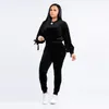 Womens Trainingspak Sweatsuit Top en Lange Broek 2 Stuk Vrouw Set Vrouwelijke Katoen Casual Sports Vrouwen Sweat Suits Outfits Plus Size