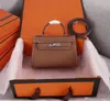 Klasik Tasarımcı Kadın Çanta Omuz Çantaları Stil Mini Kayış Crossbody Tote Çanta Yüksek Kaliteli Hakiki Deri Çanta palmiye baskı 12 renk