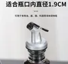 Silvery Oil Nozzle Soja sås Vinäger Flaskepropp Matkvalitet Plast Kök Praktisk Gadget Lätt att rengöra Ny ankomst 0 65JB J2