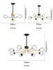 Led Modern Chandelier lamps for LivingRoom Bedroom Home Decoration Special Indoor Lighting Fixtures Hanging Design Art