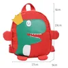 Söt småbarn Kid Kindergarten School Bag 3D Cartoon Dinosaur Mini Ryggsäck Baby Boy Girl School Bag LJ201225