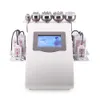 6 i 1 multifunktionskavitation RF vakuum Bio Lipo Laser Slimming Machine Kroppsformning Fettförbränning Viktminskning Skönhetsenhet