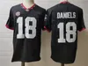 Maillot de football NCAA Georgia Bulldogs 13 Elijah Holyfield 13 Stetson Bennett IV 16 Kirby Smart 18 JT Daniels 19 Brock Bowers