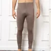 Man Leggings Double Cashmere quente mais espesso e calça de malha longa de tricô de lã para inverno pesado 3 coloras de calça 201128