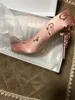 Ralph Russo Rose Gold Gold Gold Mesemberner Wedding Bridal Shoes Fashion Women Eden Heels Shoes for Brides Evening Party Prom Shoes312U