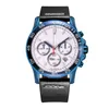 Relojes de lujo para hombre, correa de goma, movimiento de cuarzo japonés, reloj cronógrafo, todas las subesferas, reloj de pulsera para hombre, relojes para hombre Gif251f